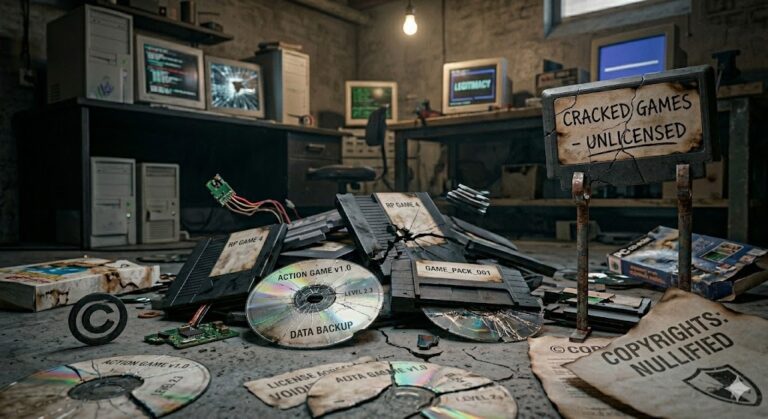 Cracked Games. A Massacre of Copyrights